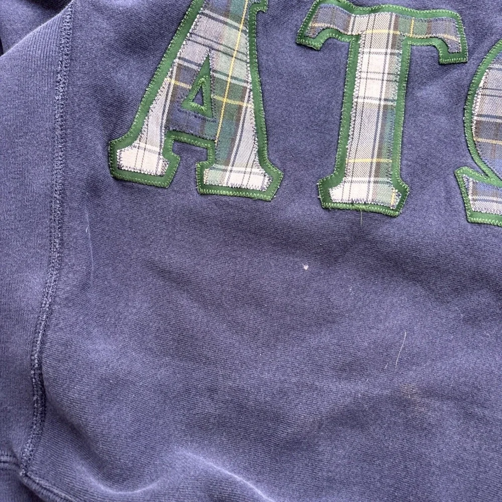 Vintage Alpha Tau Omega Crewneck Sweatshirt Reverse Weave Style Size Medium
